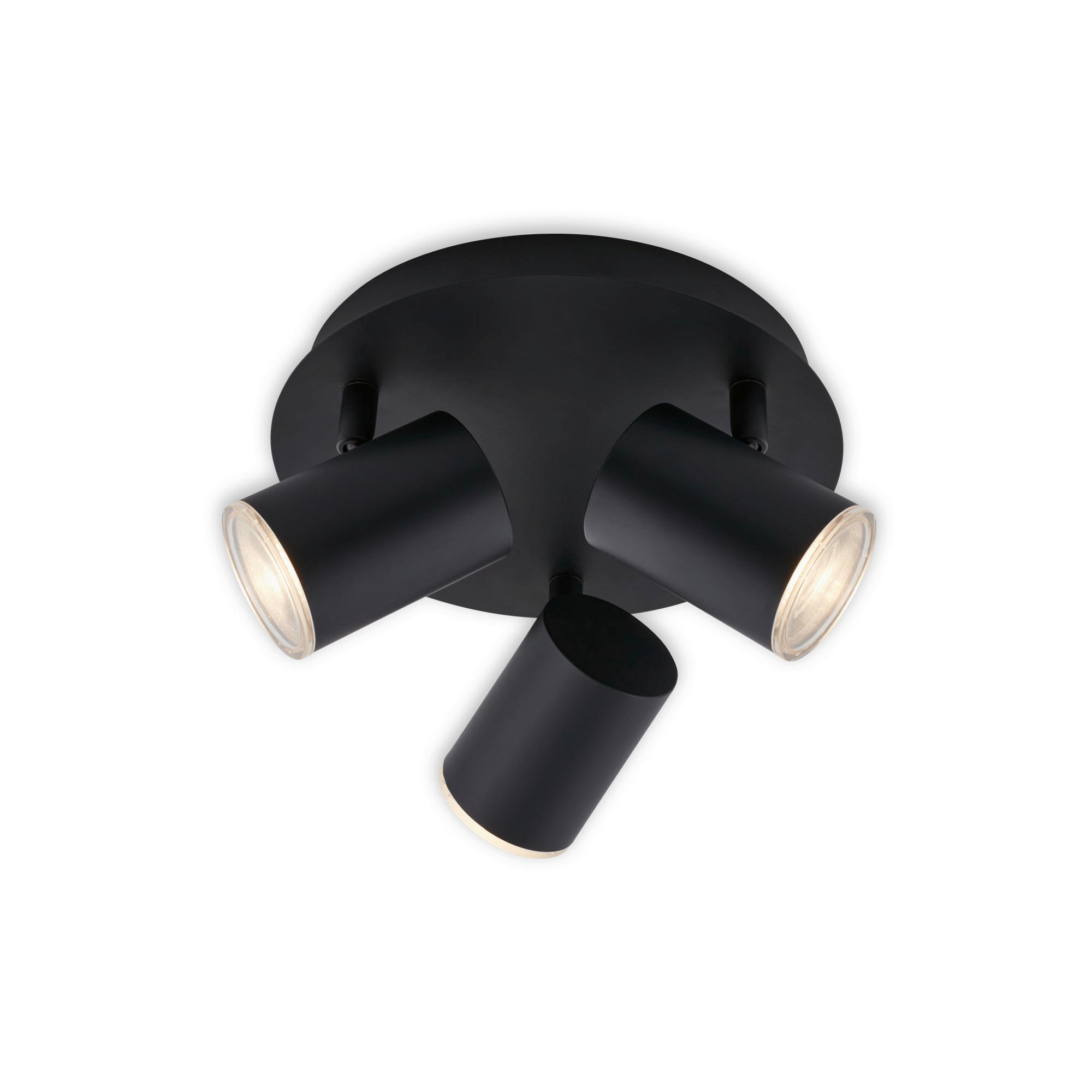 KOUPELNOVÉ STROPNÍ SVÍTIDLO, 21/11,2 cm  - černá, Basics, kov/plast (21/11,2cm)