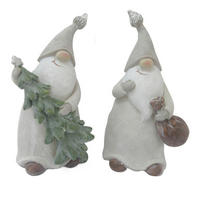 TÉLAPÓ - világosszürke/smaragdzöld, Lifestyle, műanyag (7,5/15,5/7,5cm) - X-Mas
