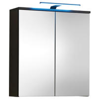 SPIEGELSCHRANK 60/67/20 cm  - Schwarz, MODERN, Glas/Holzwerkstoff (60/67/20cm) - MID.YOU