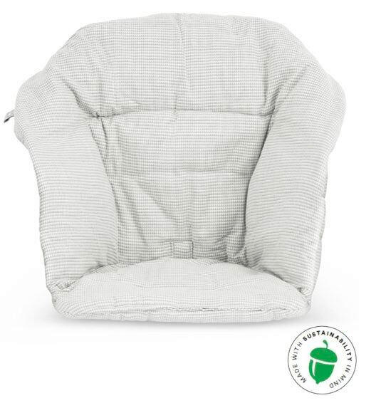 HOCHSTUHLEINLAGE Clikk  - Hellgrau/Grau, LIFESTYLE, Textil - Stokke