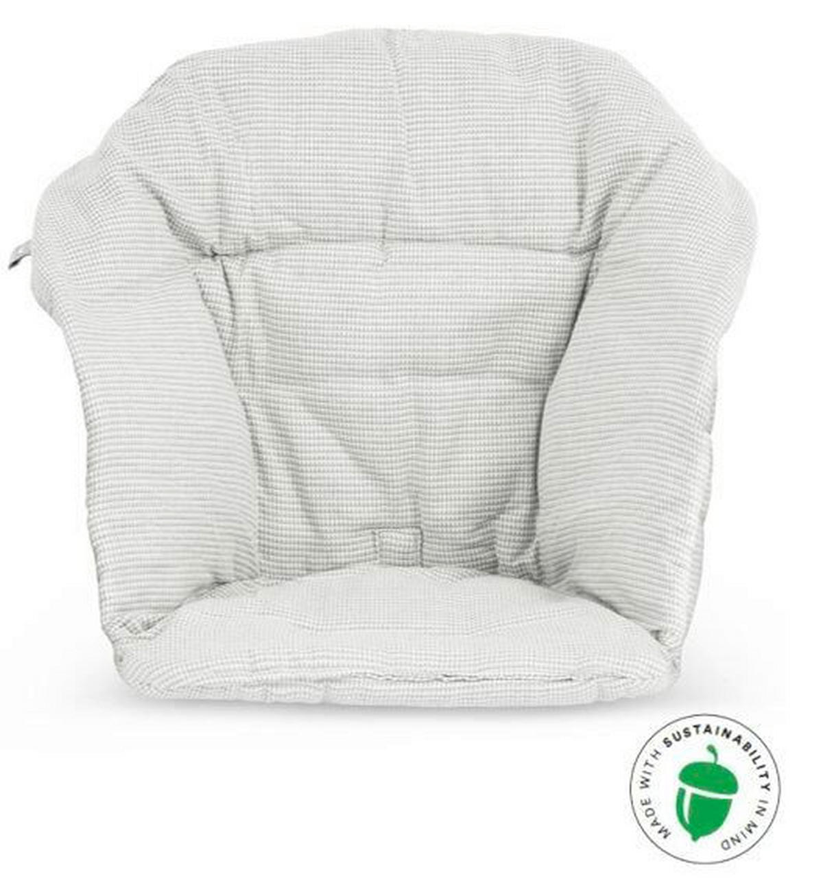 HOCHSTUHLEINLAGE Clikk  - Hellgrau/Grau, LIFESTYLE, Textil - Stokke