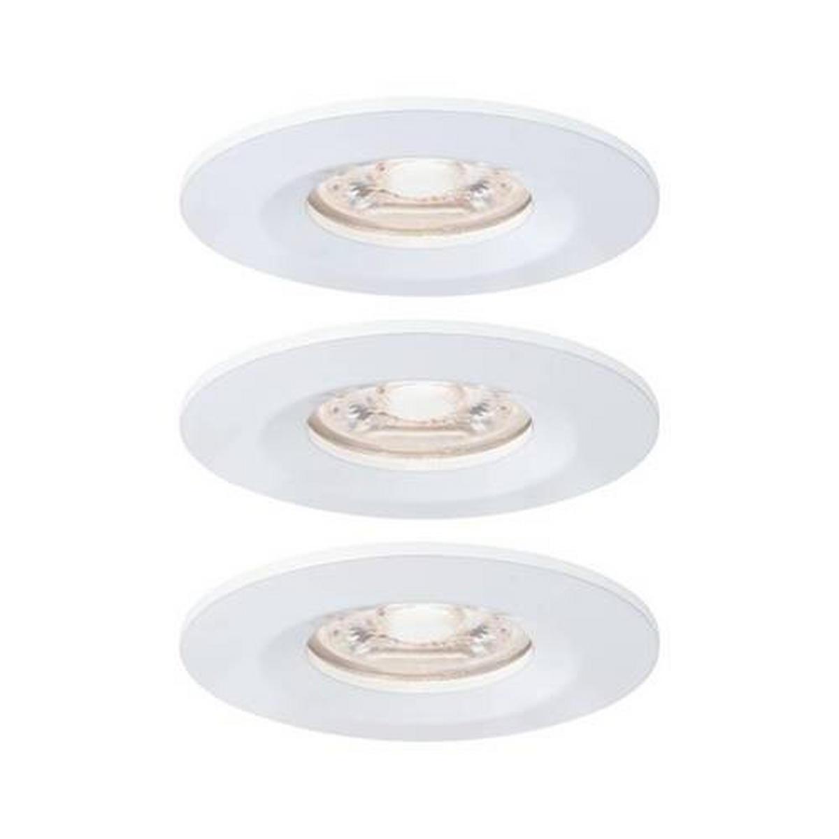 LED-DECKENLEUCHTE 6,5 cm  - Alufarben/Weiß, Basics, Metall (6,5cm) - Paulmann