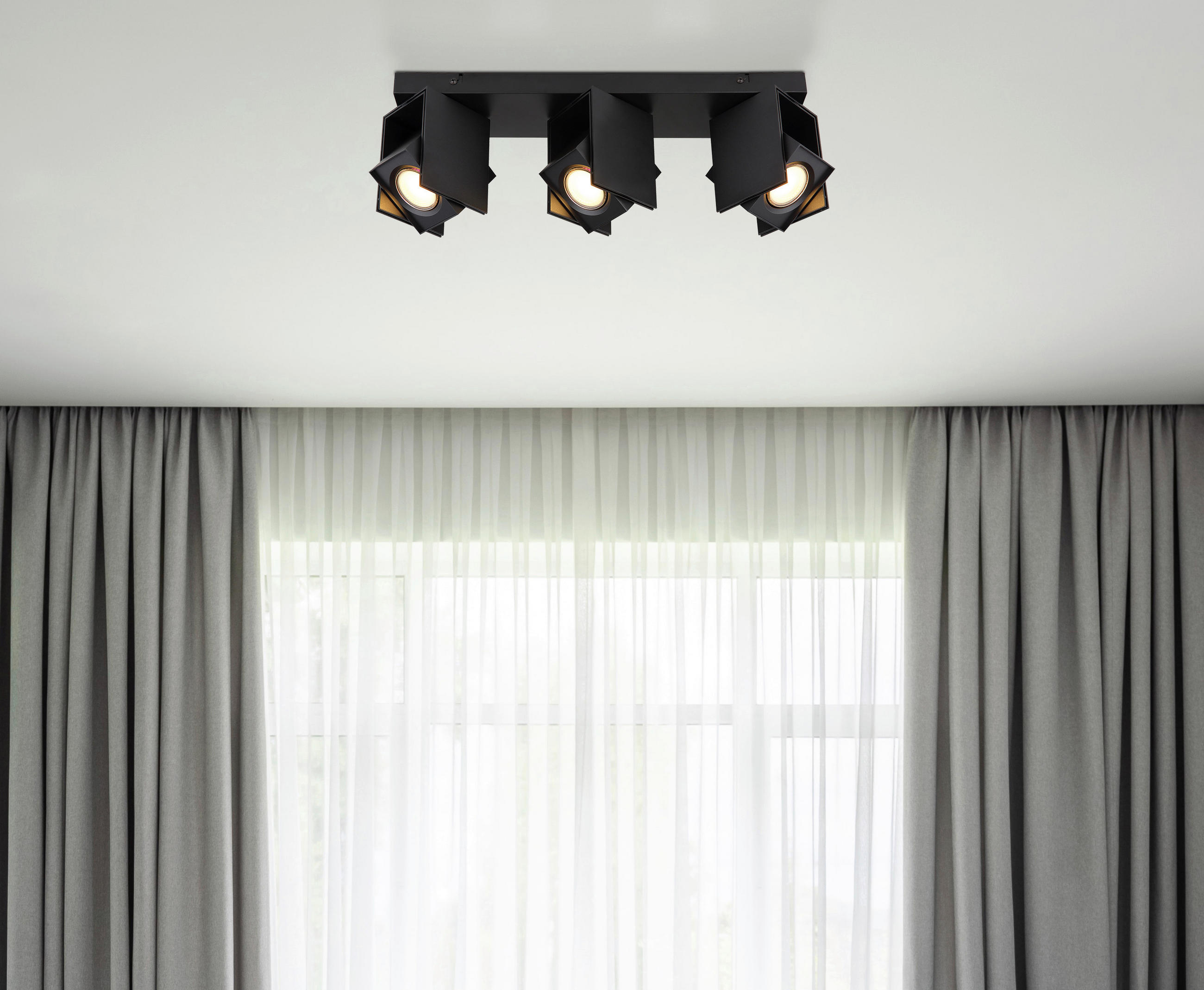 STRAHLER - Schwarz, Design, Metall (43,4/8,4/15,7cm) - Globo