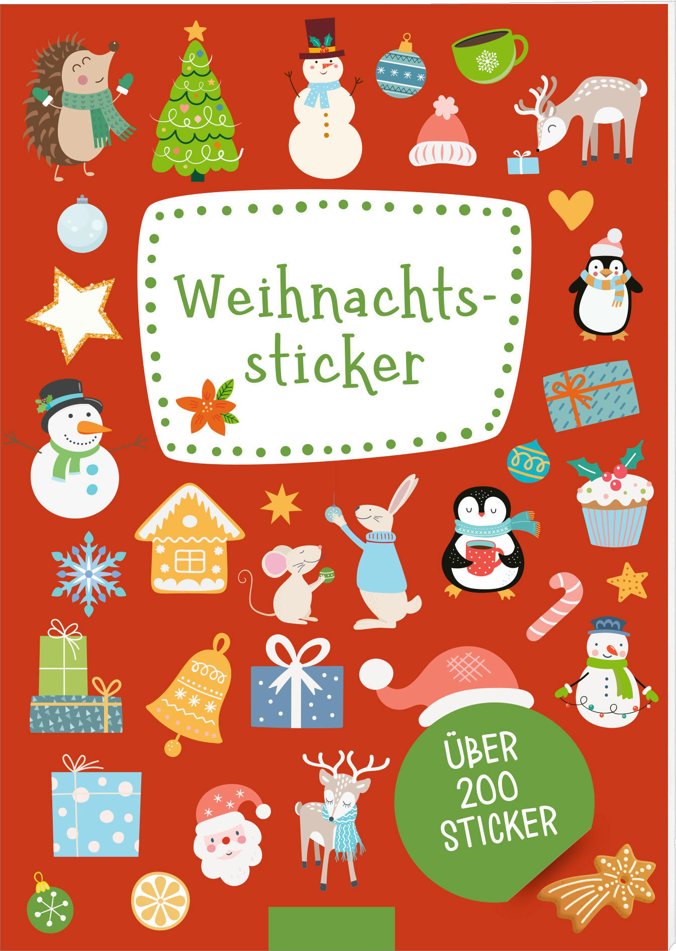 BUCH Weihnachtssticker  - Multicolor, Basics, Papier (13,6/18,2/0,4cm)