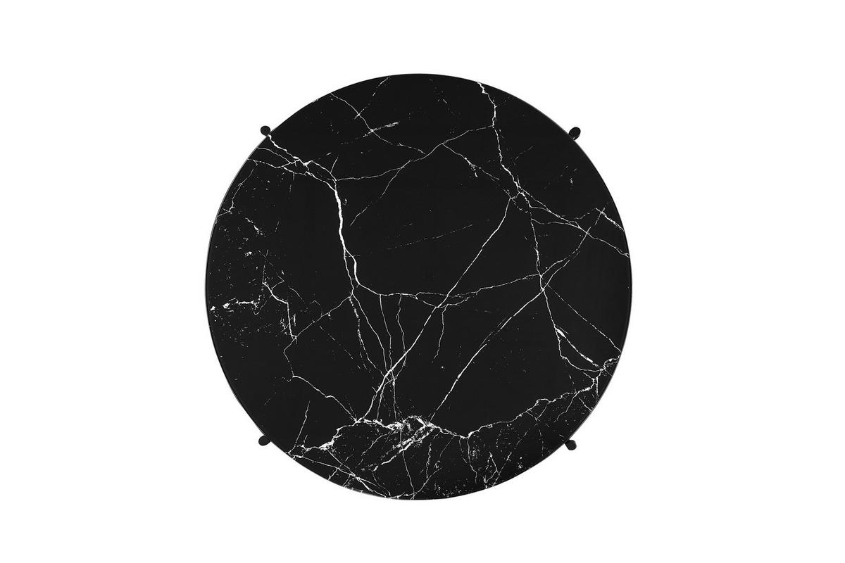 COUCHTISCH in Metall, Glas 84/84/43 cm  - Schwarz, Design, Glas/Metall (84/84/43cm) - Livetastic