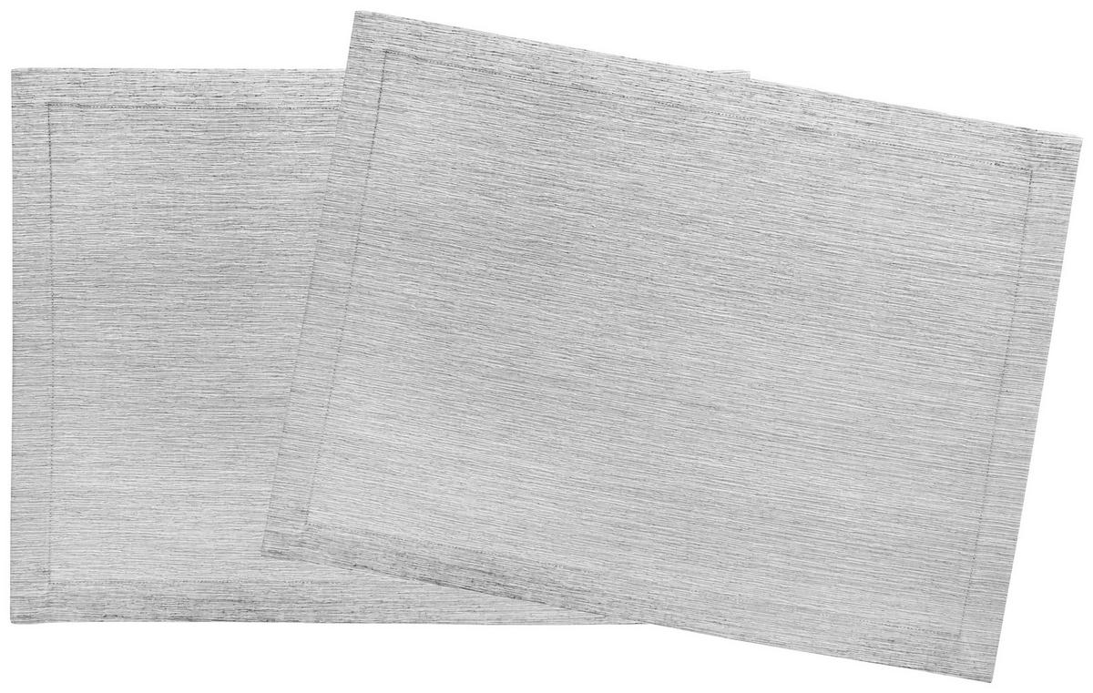 TISCHSET Loreen Textil Grau 33/45 cm  - Grau, Basics, Textil (33/45cm) - Dieter Knoll