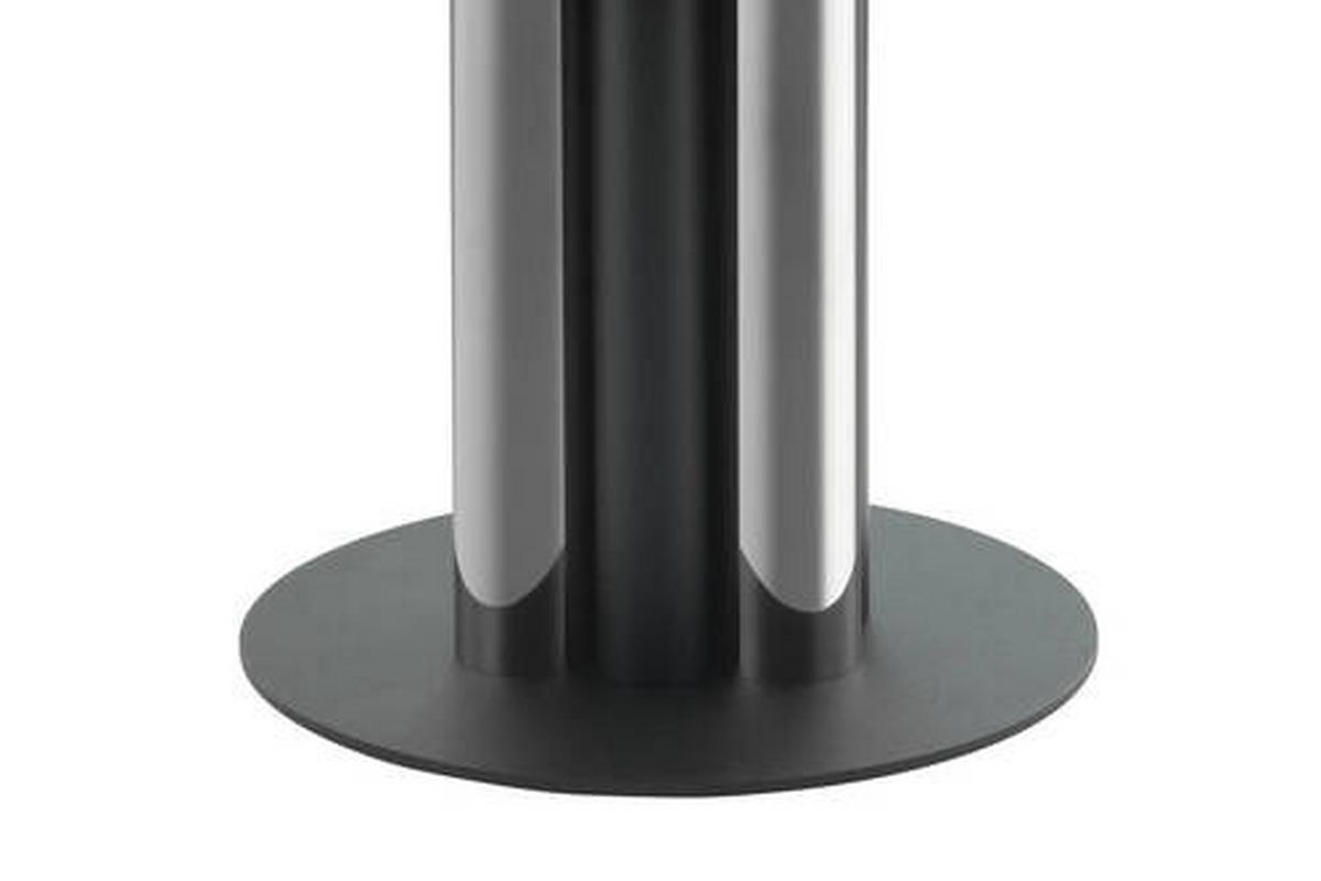 BEISTELLTISCH in Metall, Glas 46/46/52 cm  - Silberfarben, Modern, Glas/Metall (46/46/52cm) - Kayoom