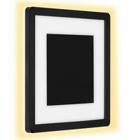 ZUNANJA STENSKA SVETILKA     25/25/2,8 cm          - črna, Basics, umetna masa (25/25/2,8cm)