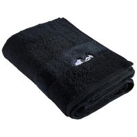 HANDTUCH Sleepy Snoopy Schwarz  - Schwarz, Design, Textil (50/100cm) - Vossen