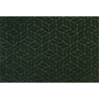 FUßMATTE 60/90 cm Leaves midnight green  - Grün, KONVENTIONELL, Kunststoff/Textil (60/90cm) - wash+dry