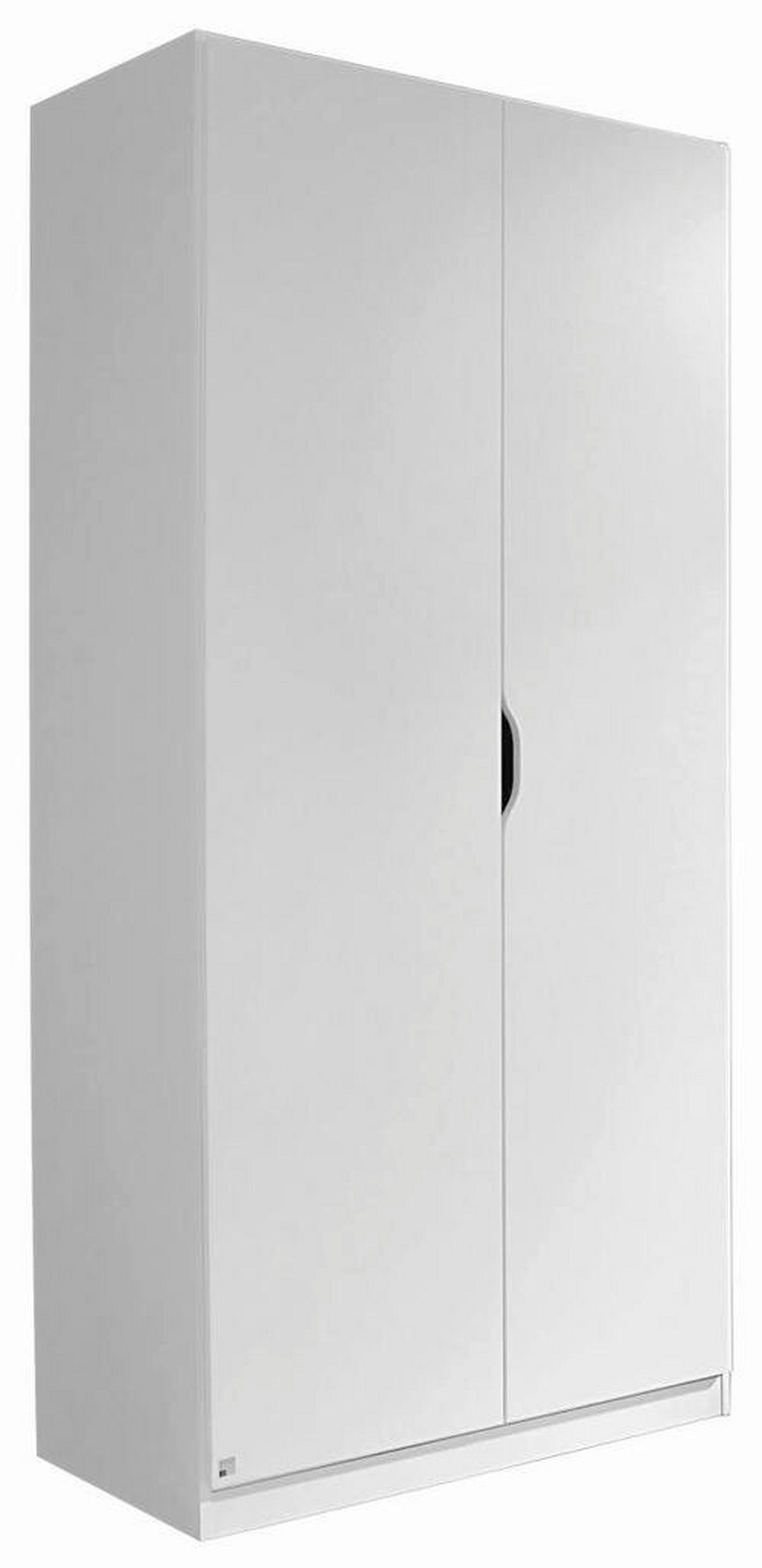 DREHTÜRENSCHRANK in Weiss  - Weiss, Modern, Holzwerkstoff (91/197/54cm) - Rauch Möbel