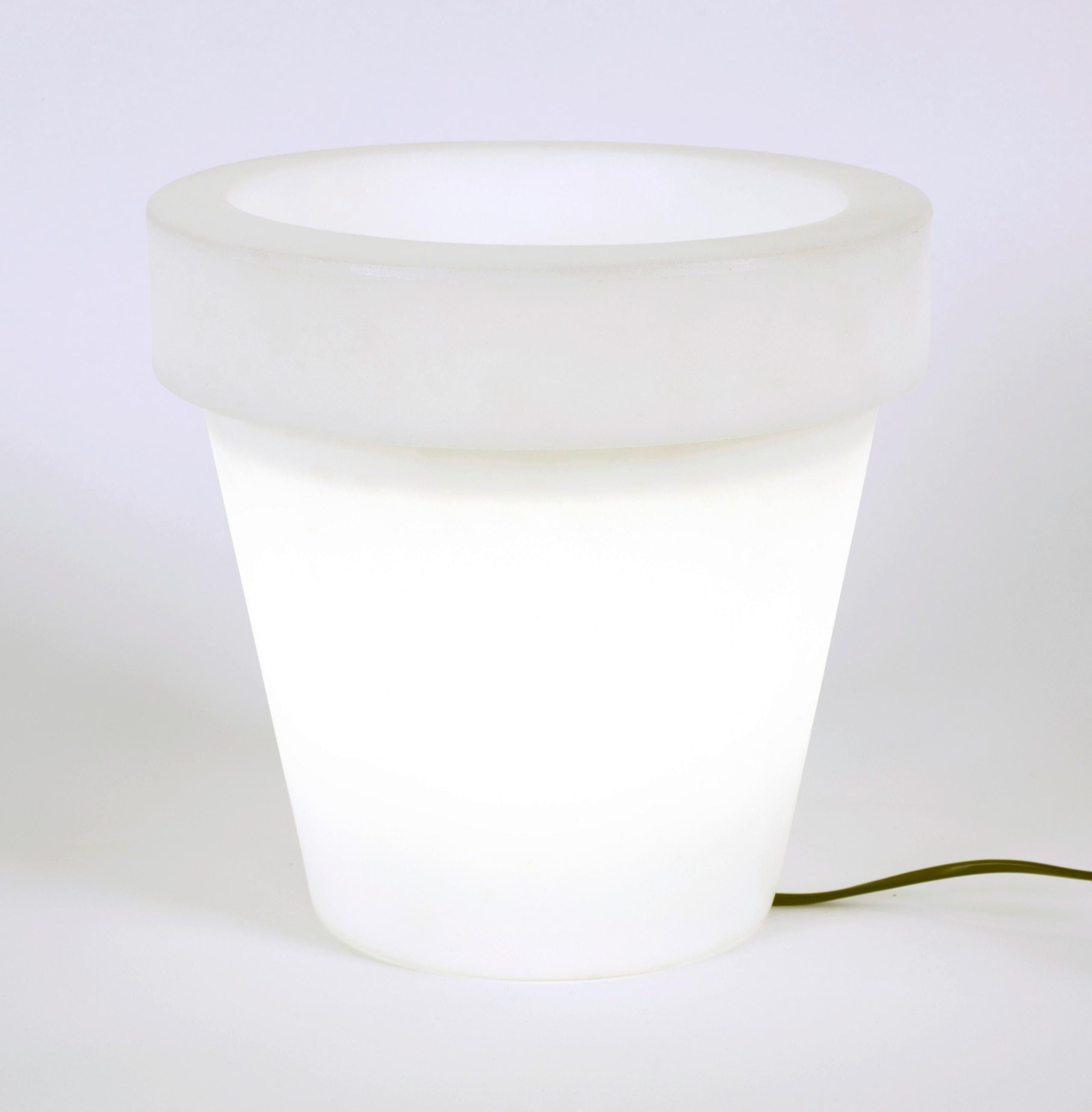 LED-AUßENLEUCHTE MAGNOLIA 57/57/57 cm   - Weiß, Basics, Kunststoff (57/57/57cm) - Newgarden