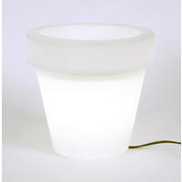 LED-AUßENLEUCHTE MAGNOLIA 57/57/57 cm   - Weiß, Basics, Kunststoff (57/57/57cm) - Newgarden