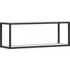 WANDREGAL 100/35,2/29 cm  - Weiss/Anthrazit, Design, Holzwerkstoff/Metall (100/35,2/29cm) - Cantus