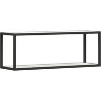 WANDREGAL 100/35,2/29 cm  - Weiss/Anthrazit, Design, Holzwerkstoff/Metall (100/35,2/29cm) - Cantus
