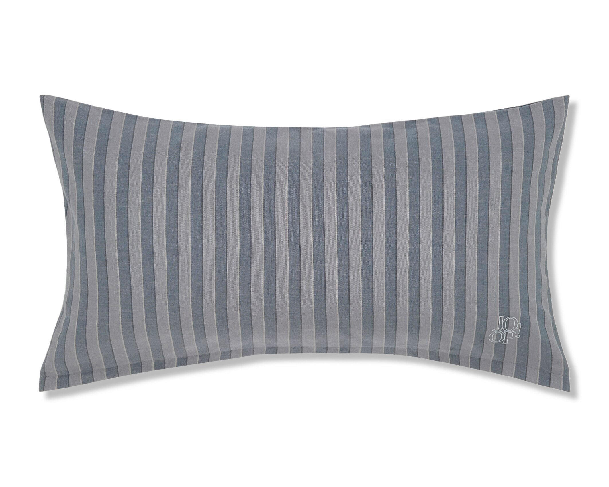 KOPFKISSENBEZUG Soft Lines 80/40 cm  - Blau, Basics, Textil (80/40cm) - Joop!