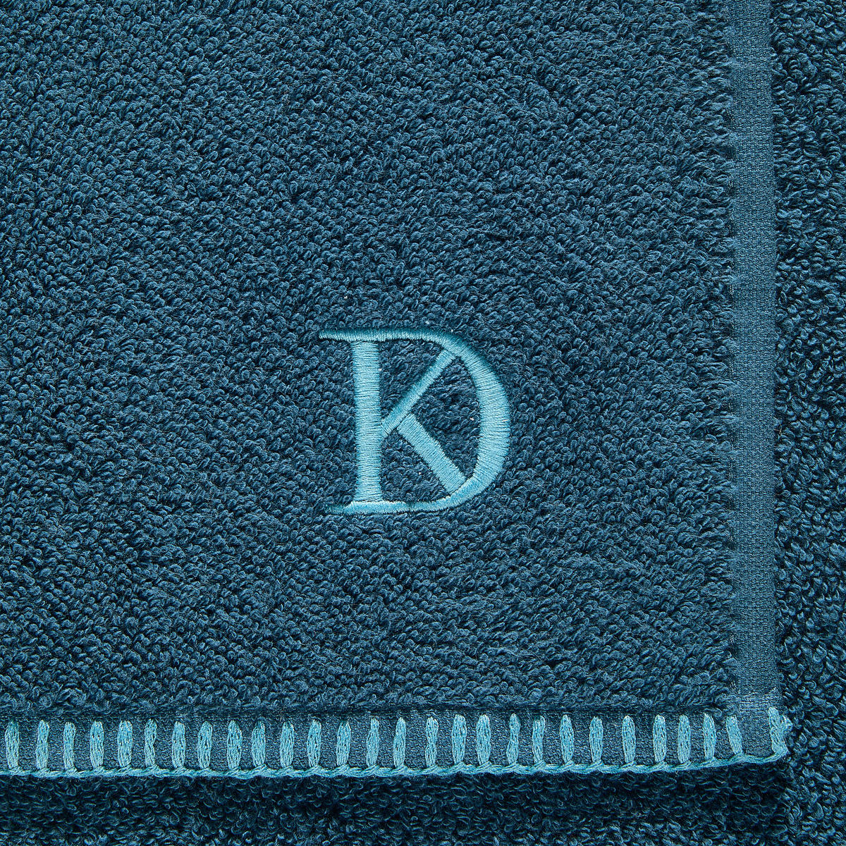 HANDTUCH BOLANO Petrol  - Petrol, KONVENTIONELL, Textil (50/100cm) - Dieter Knoll