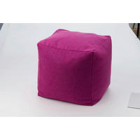 TABURET, textil, 40/40/40 cm - fialová, Basics, textil (40/40/40cm) - Novel