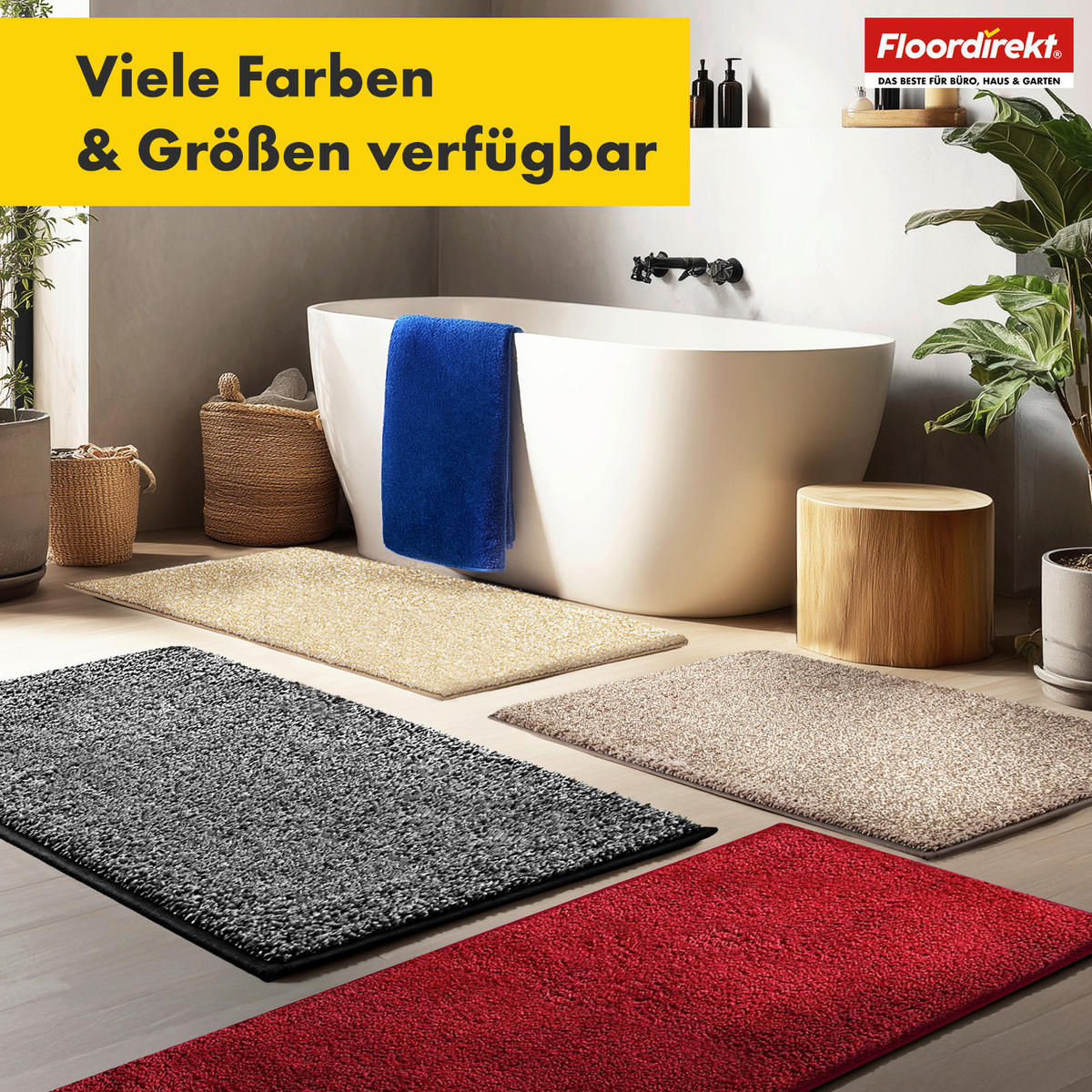 BADEMATTE Nasa Dunkelblau 60/90 cm  - Dunkelblau, Basics, Kunststoff/Textil (60/90cm) - Floordirekt