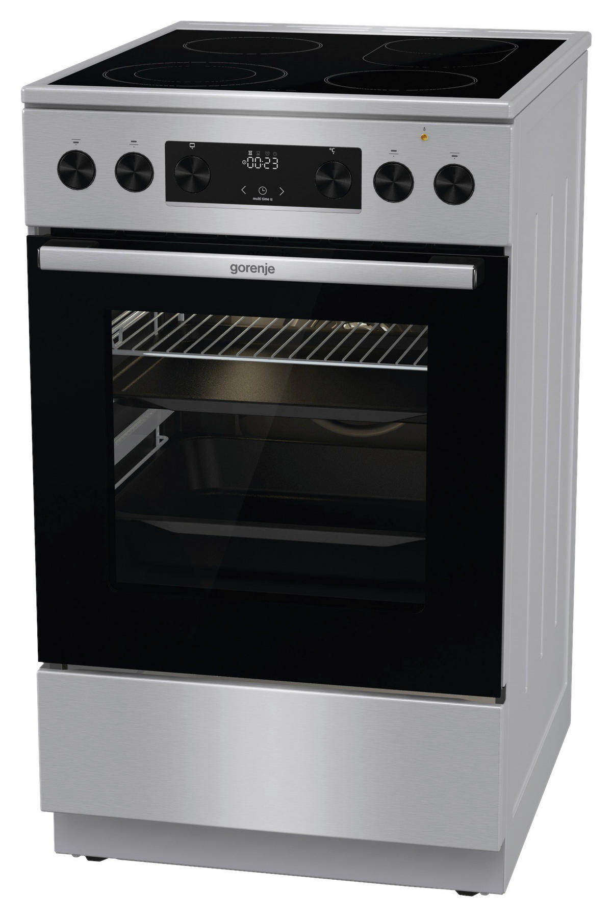 HERD GECS5C70XPA  - Edelstahlfarben, Trend, Glas/Metall (50/85/59,4cm) - Gorenje