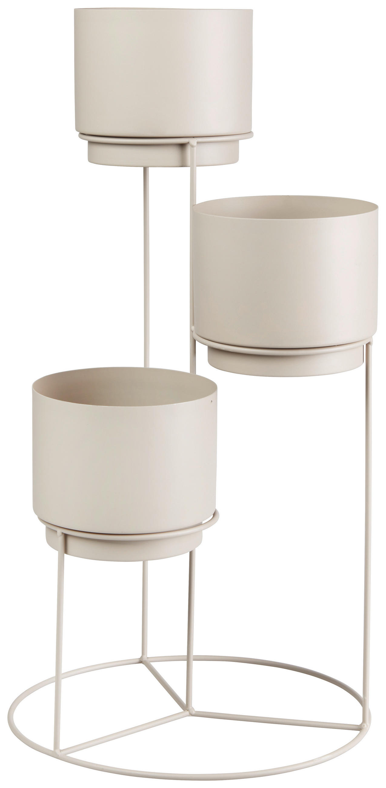 KVĚTINÁČ kov, 36/70 cm - šedá, Trend, kov (36/70cm) - Ambia Home