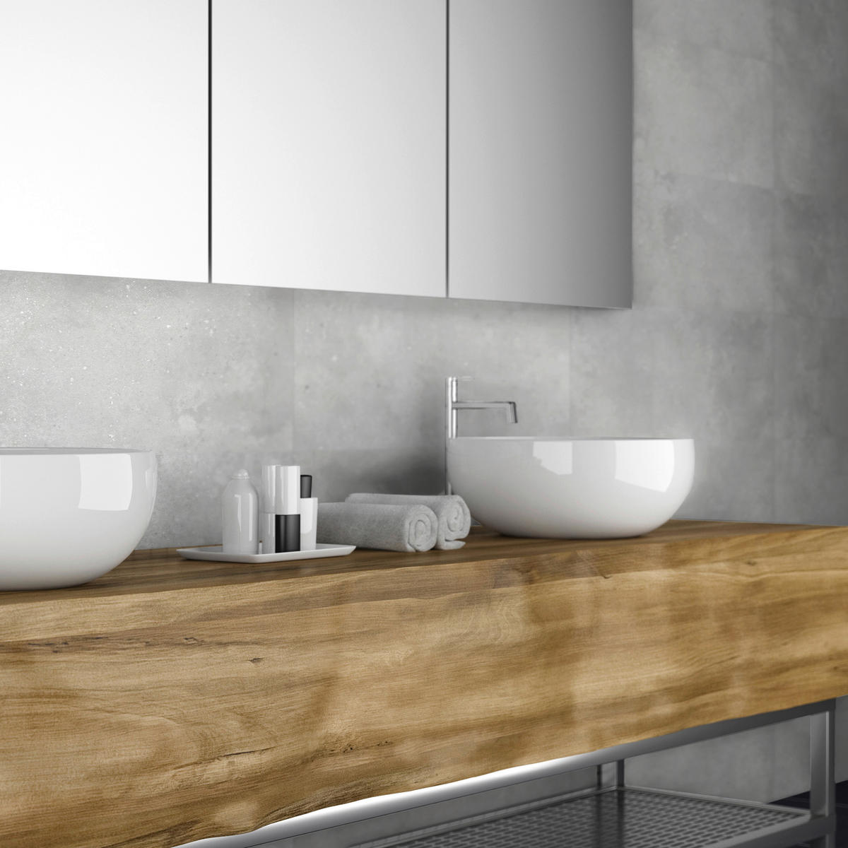 Vinyl für die Wand  - Hellgrau, MODERN, Kunststoff (60/30/0,37cm)