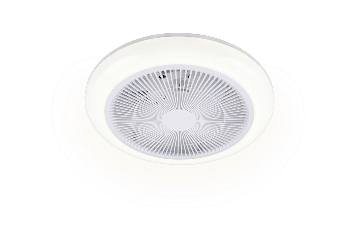 DECKENVENTILATOR - Weiß, Design, Kunststoff (0/14cm)