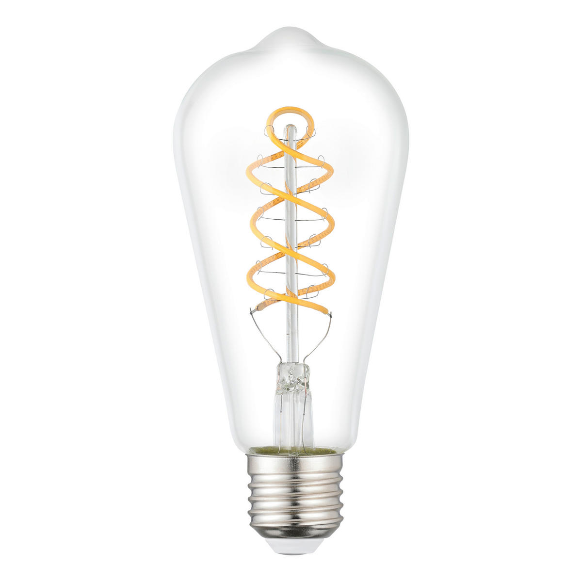 LED-LEUCHTMITTEL   E27 7,3 W  - Klar, Basics, Glas (6,4/14,3cm) - Eglo