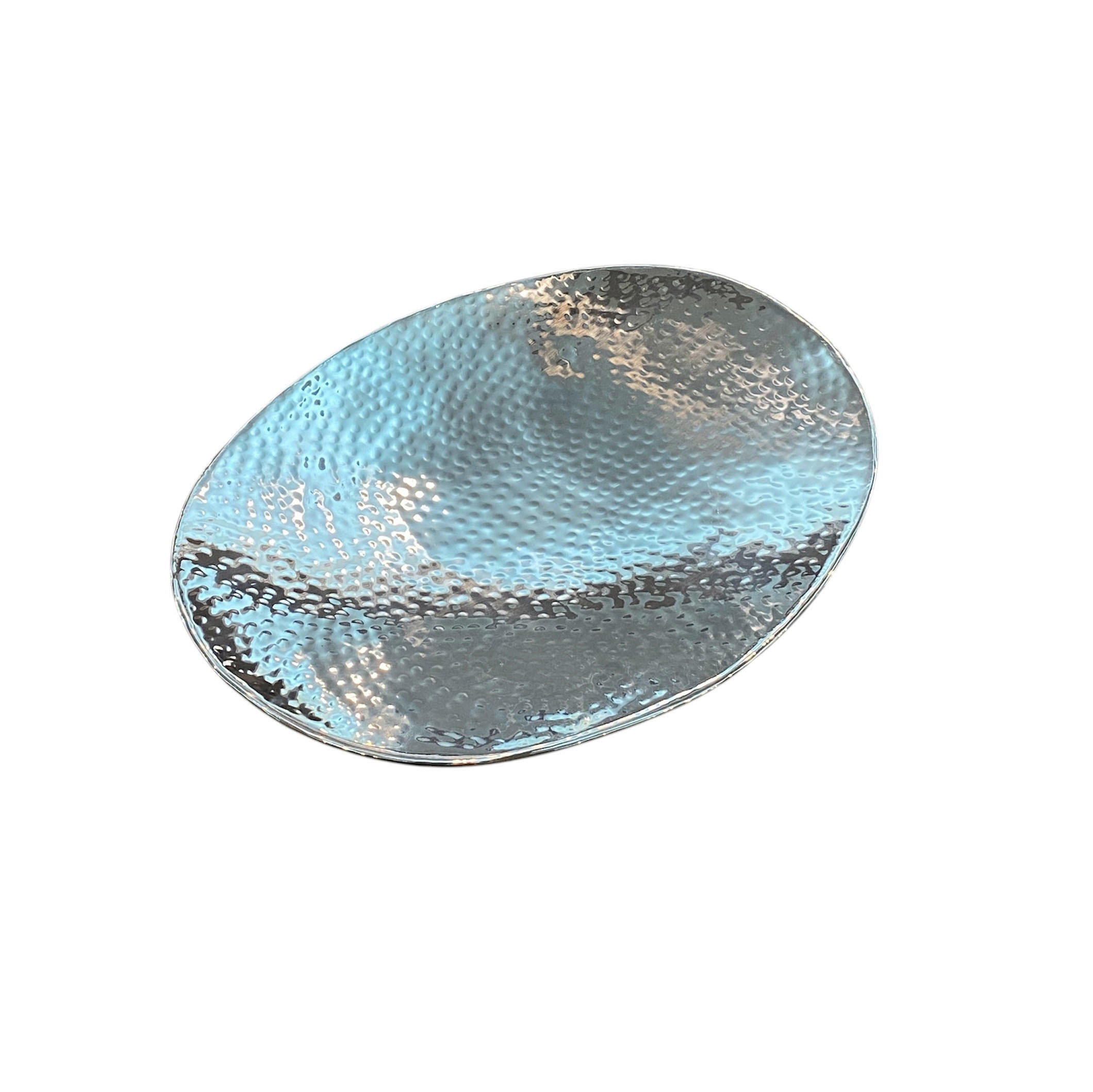 DEKOSCHALE - Silberfarben, Design, Metall (30/21/5cm) - Ambia Home