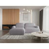 ECKSOFA Sevilla Plus in Bouclé Hellgrau  275/175 cm  - Hellgrau/Schwarz, Design, Kunststoff/Textil (275/175cm) - MID.YOU