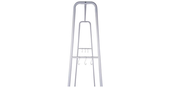 GARDEROBENSTÄNDER in Naturfarben, Weiß 100/160/45 cm   - Naturfarben/Weiß, Basics, Holzwerkstoff/Metall (100/160/45cm) - Xora