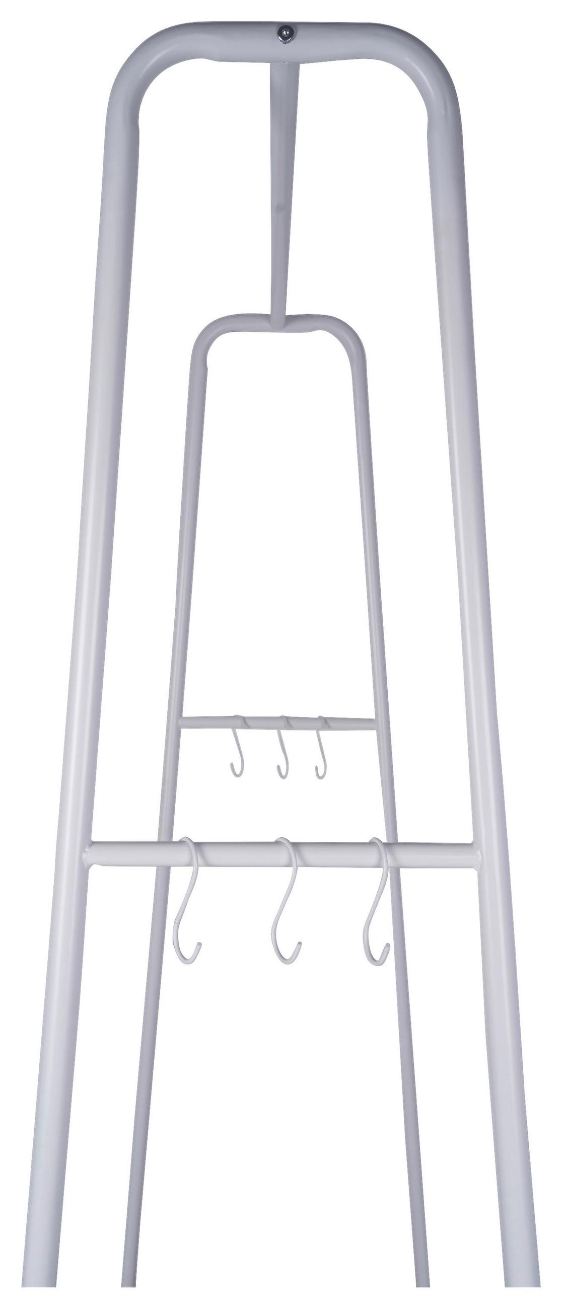 GARDEROBENSTÄNDER in Naturfarben, Weiß 100/160/45 cm   - Naturfarben/Weiß, Basics, Holzwerkstoff/Metall (100/160/45cm) - Xora