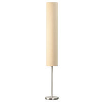 STEHLEUCHTE 25/165 cm    - Perlmutt/Nickelfarben, Basics, Textil/Metall (25/165cm)