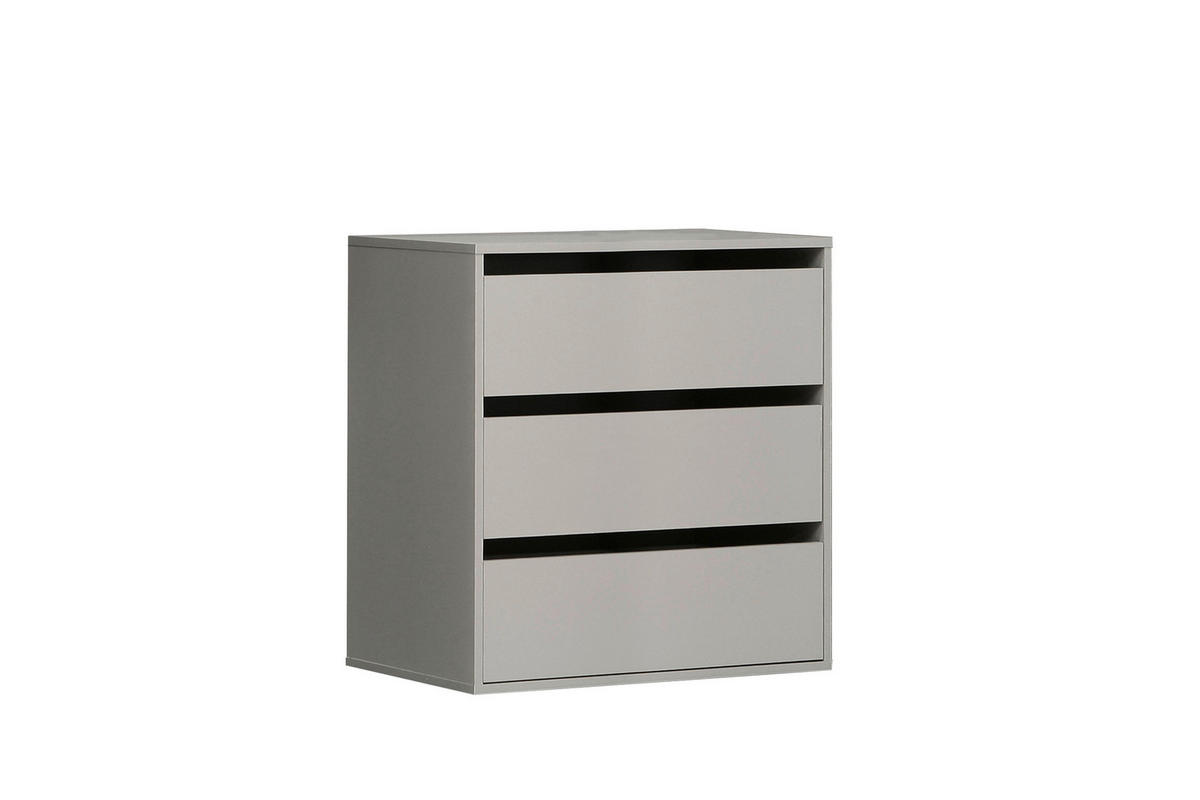 FIÓKOS SZEKRÉNYBETÉT - szürke, Design, műanyag/faalapú anyag (98,7/70,6/39,6cm) - Xora