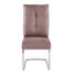 SCHWINGSTUHL Mikrofaser Braun, Edelstahlfarben - Edelstahlfarben/Braun, Design, Textil/Metall (46/106/62cm) - Novel