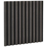 WANDPANEEL Schwarz  - Schwarz, Design, Holzwerkstoff/Kunststoff (41/41/2,1cm) - Livetastic