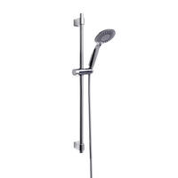 BRAUSESET  - Edelstahlfarben, Basics, Metall (10/66/6cm) - Wenko