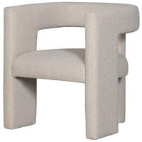 SESSEL in Bouclé Beige  - Beige, Design, Textil (64/70/64cm) - Livetastic