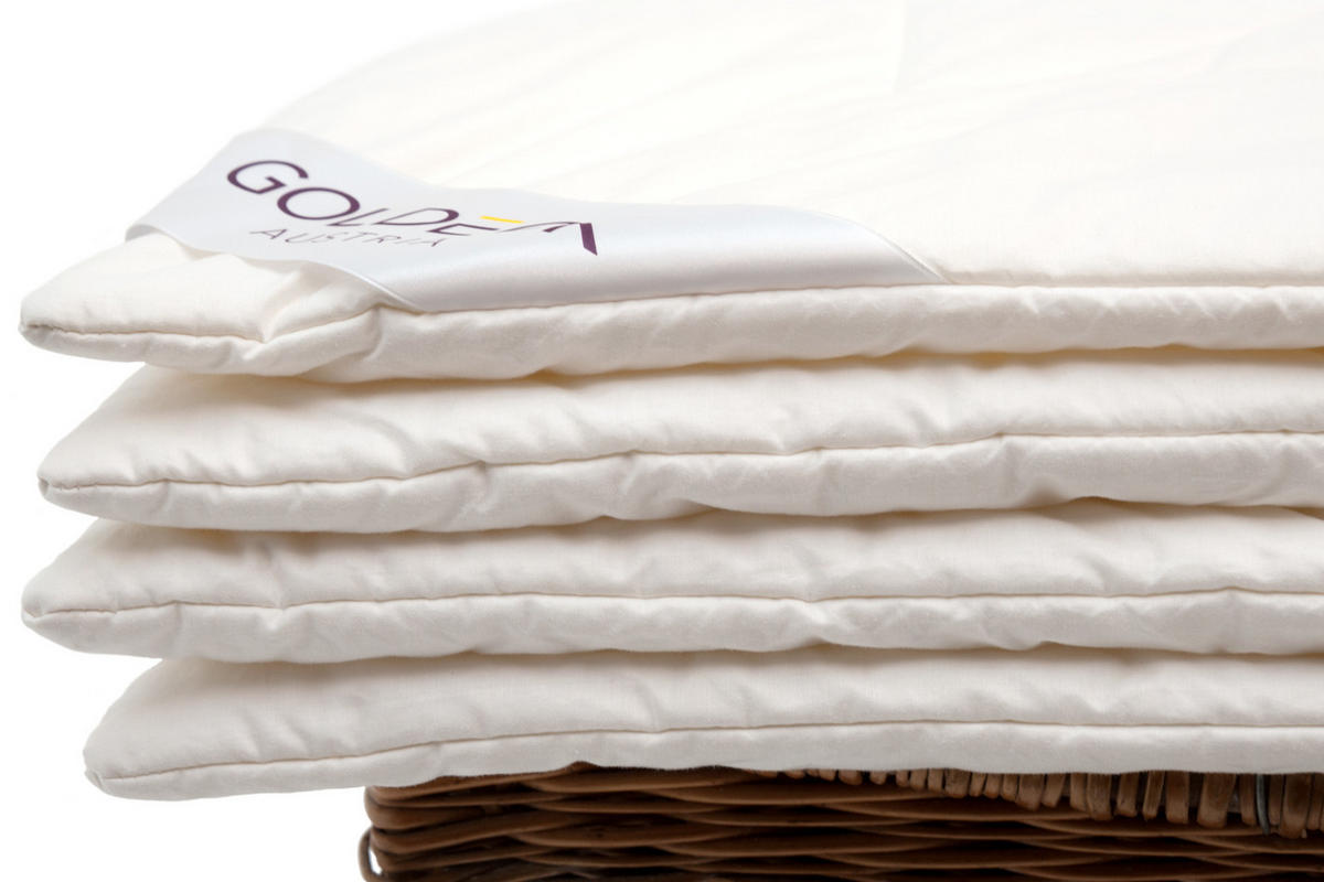 HANF-GANZJAHRESDECKE 200/200 cm Hanf Aktiv  - Champagner, Basics, Naturmaterialien/Textil (200/200cm) - Goldeck Austria