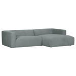 ECKSOFA in Chenille Hellblau  280/175 cm  - Schwarz/Hellblau, Design, Kunststoff/Textil (280/175cm) - Landscape