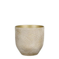 OKRASNI LONČEK - barve šampanjca, Basics, keramika (24.00/22.00cm)