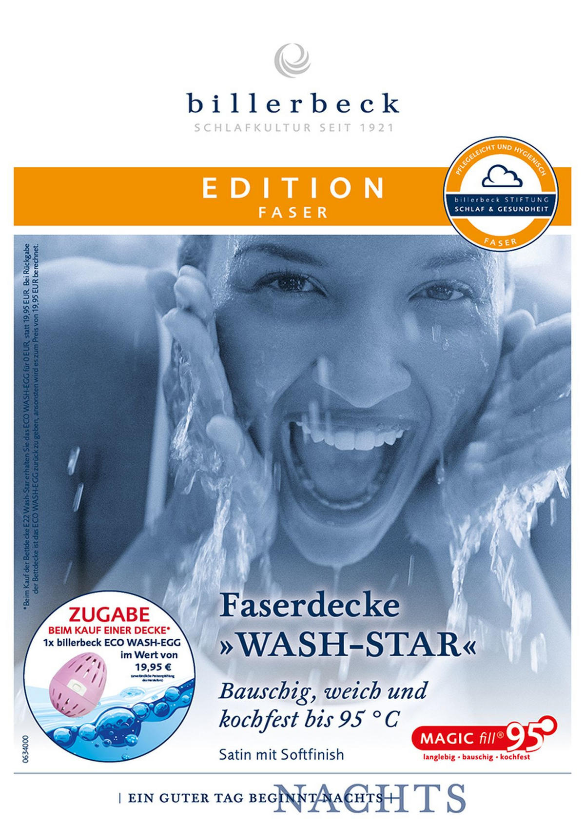 GANZJAHRESDECKE  Washstar Uno  135/200 cm   - Weiß, Basics, Textil (135/200cm) - Billerbeck