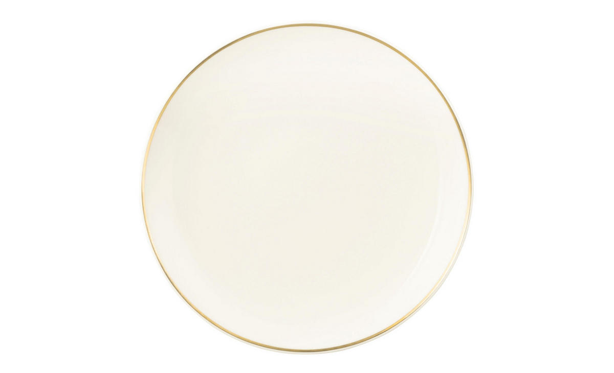 KROŽNIK ZA ZAJTRK  Savona  22,5 cm        - zlate barve/biserna, Basics, keramika (22,5cm) - Seltmann Weiden