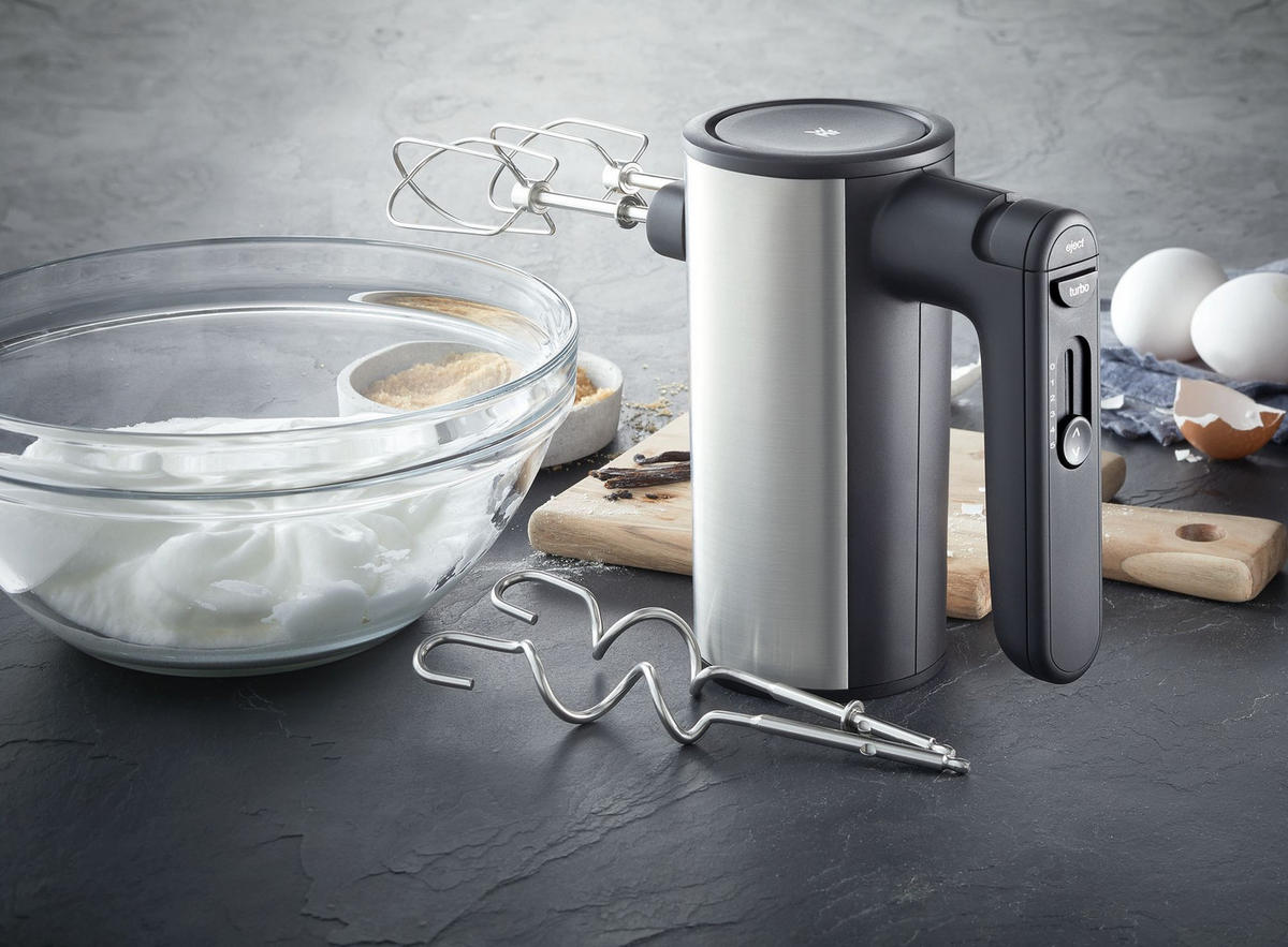 Handmixer Kult Kult X  - Silberfarben/Schwarz, Design, Kunststoff/Metall - WMF