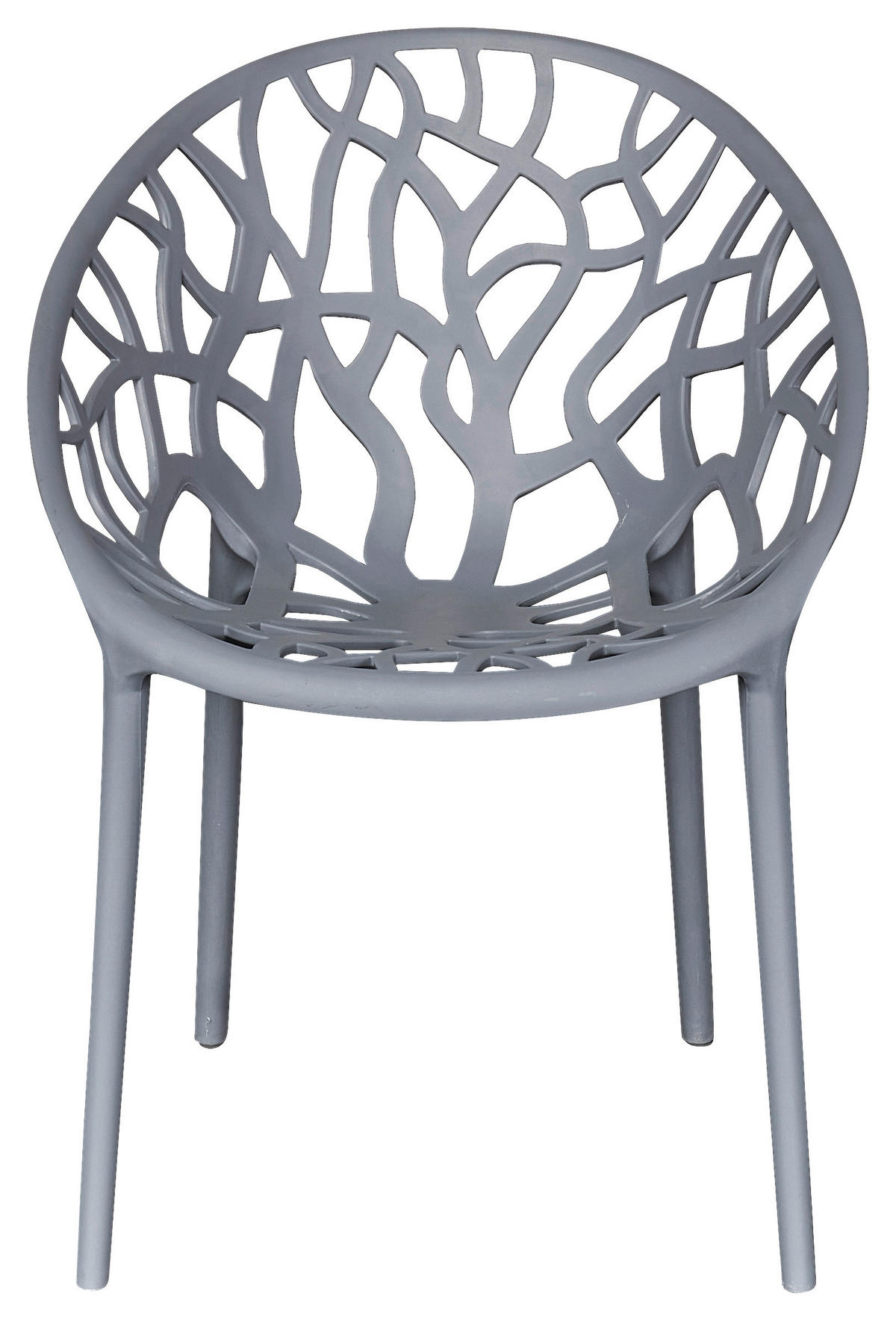 STAPELSTUHL Grau  - Grau, Design, Kunststoff (60,5/79/58cm) - Ambia Garden