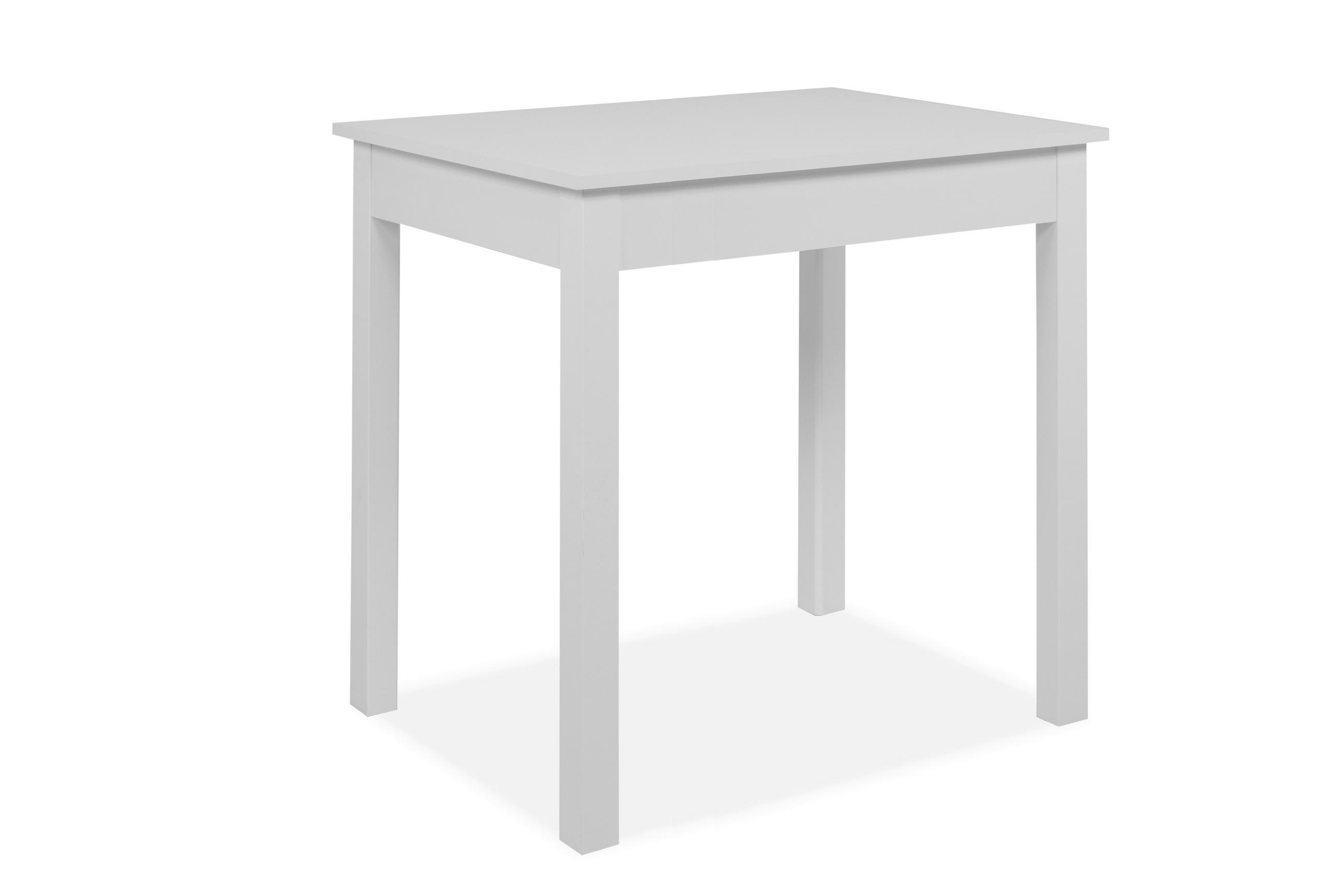 ESSTISCH rechteckig Weiß  - Weiß, MODERN, Holzwerkstoff (110/67/76cm) - MID.YOU