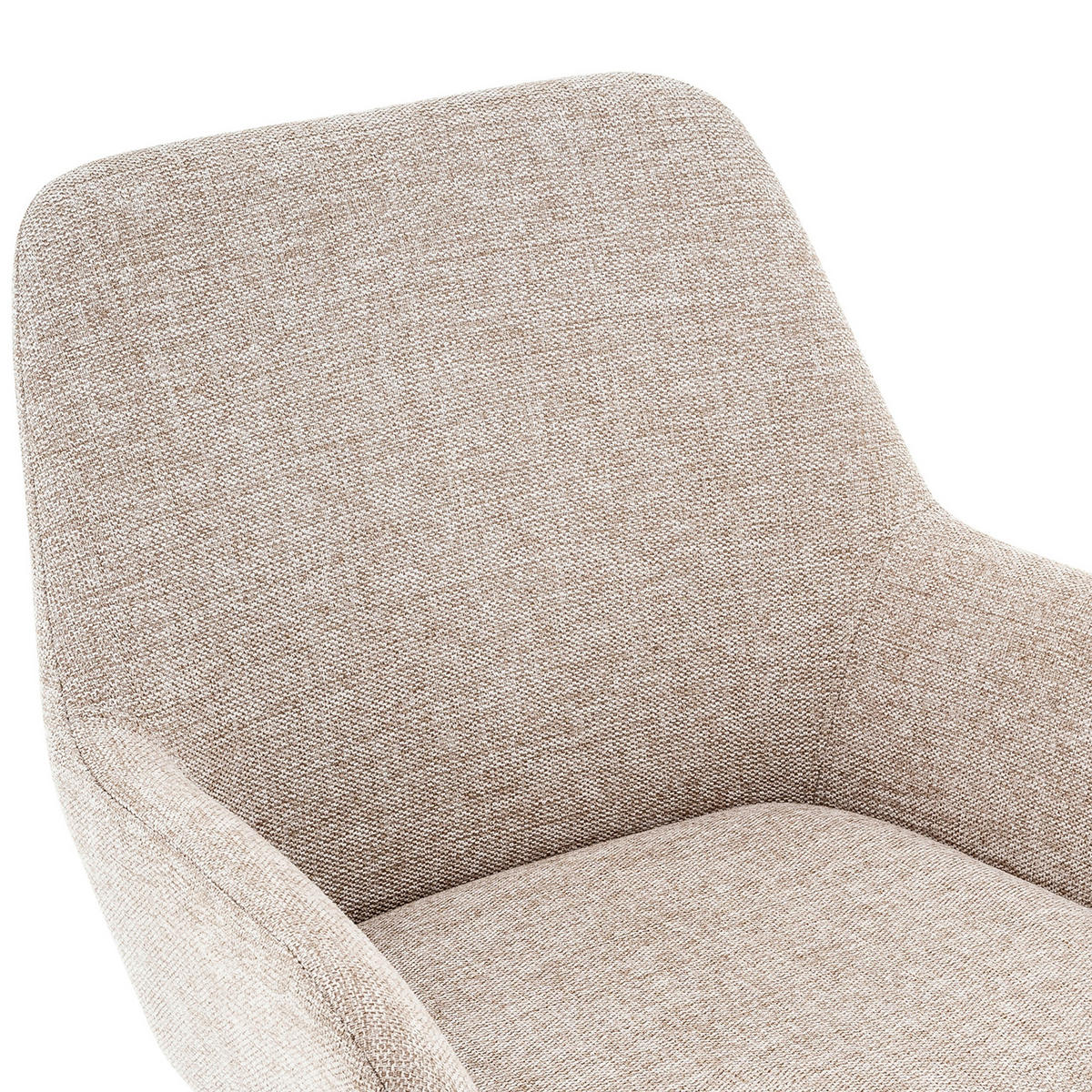 ARMLEHNSTUHL-SET 2 Stück  in Webstoff  - Beige/Naturfarben, MODERN, Holz/Textil (57/85/59cm) - MID.YOU