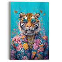 BILD  - Buchefarben/Hellblau, Trend, Holzwerkstoff (116/78/3cm) - Reinders!