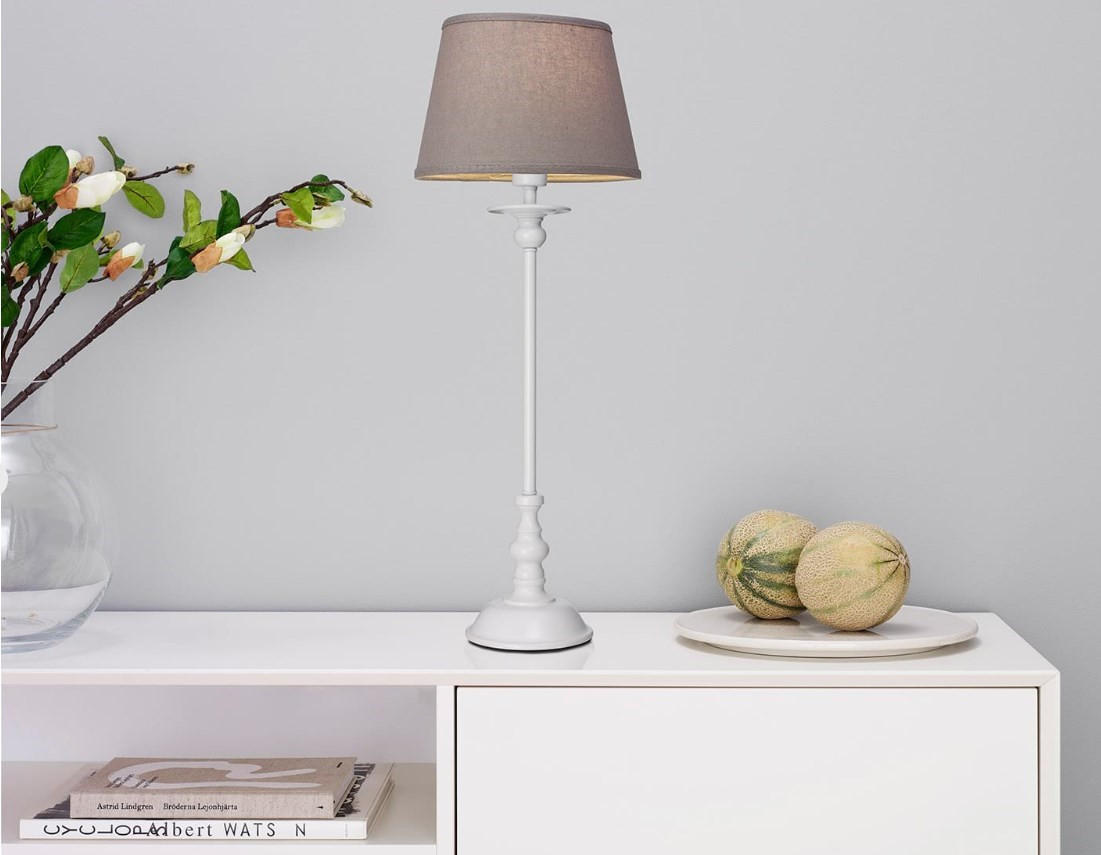 LAMPSKÄRM 15/20,5/13,5 cm   - grå, Lifestyle, metall/textil (15/20,5/13,5cm)
