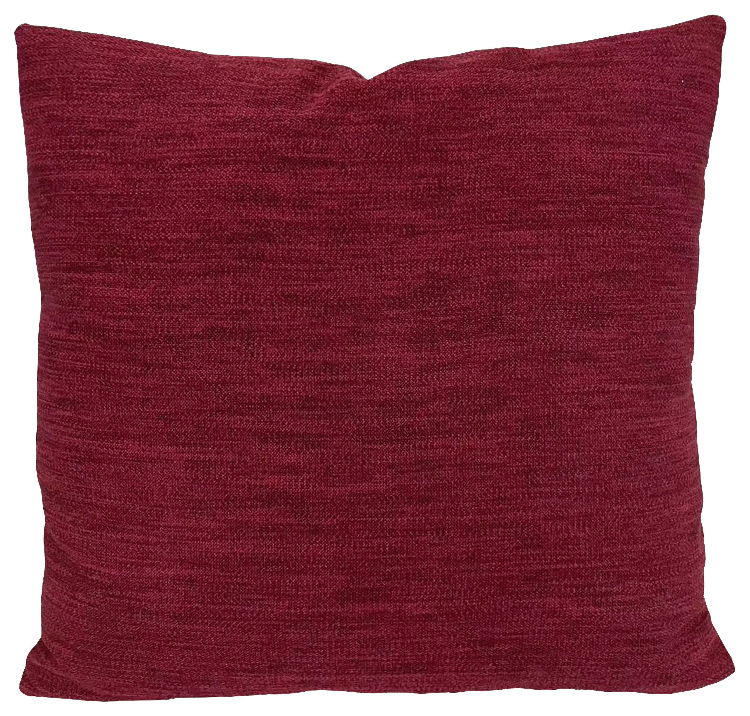 Zierkissen Carmina Ii 60x60 Cm Polyester Bordeaux Mit Zipp